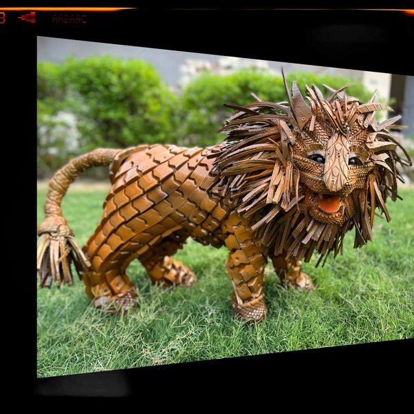 Baby Lion Sculpture